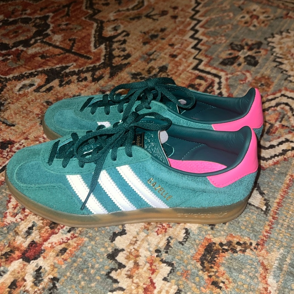Adidas green gazelle